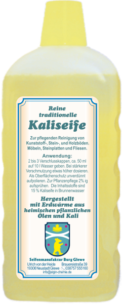 Kaliseife 1 Liter traditionelle pflanzliche Kalischmierseife